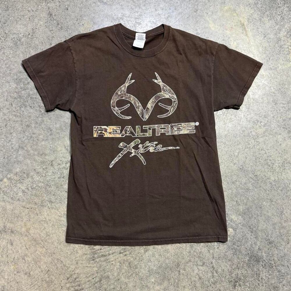 Realtree Men's Brown T-shirt